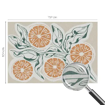 Papier peint photographique sur tissu non tissé Modèles de fruits