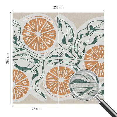 Déco papier peint salon Ovocné vzory