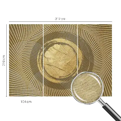 Papier peint photo grand format pour le mur Lignes rayonnantes