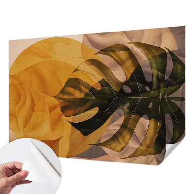 Papier peint chambre garçon Abstraktné listy