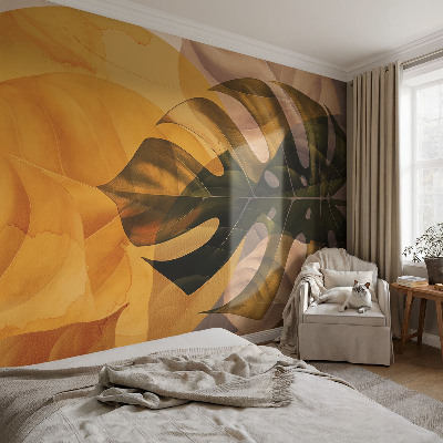 Papier peint chambre garçon Abstraktné listy