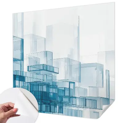 Papier peint photo grand format pour le mur Cubes transparents