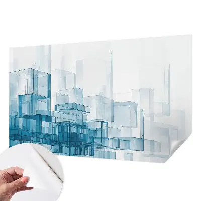 Papier peint photo grand format pour le mur Cubes transparents