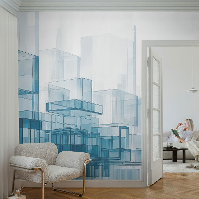 Papier peint tendance Priehľadné kocky