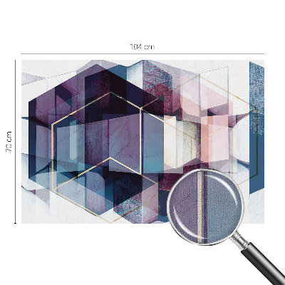 Papier peint chambre parentale Geometrické kocky