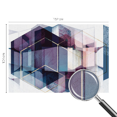 Papier peint chambre parentale Geometrické kocky