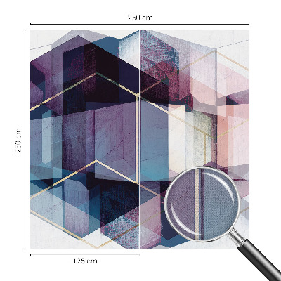 Papier peint chambre parentale Geometrické kocky
