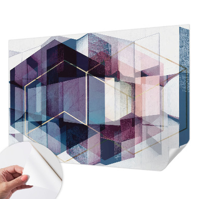 Papier peint chambre parentale Geometrické kocky