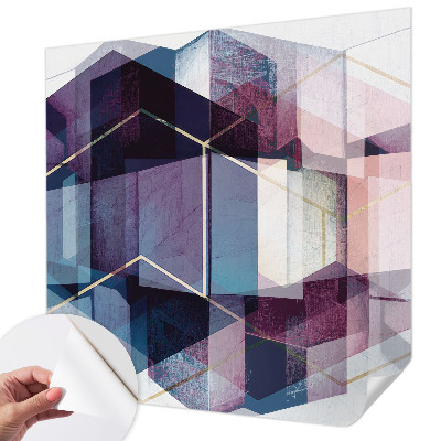 Papier peint chambre parentale Geometrické kocky