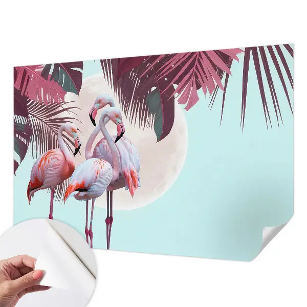 Papier peint intissé imprimé Oiseaux exotiques