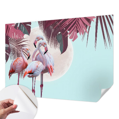 Papier peint chambre garçon Exotické vtáky