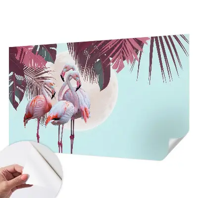 Papier peint intissé imprimé Oiseaux exotiques