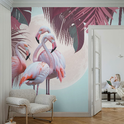 Papier peint chambre garçon Exotické vtáky