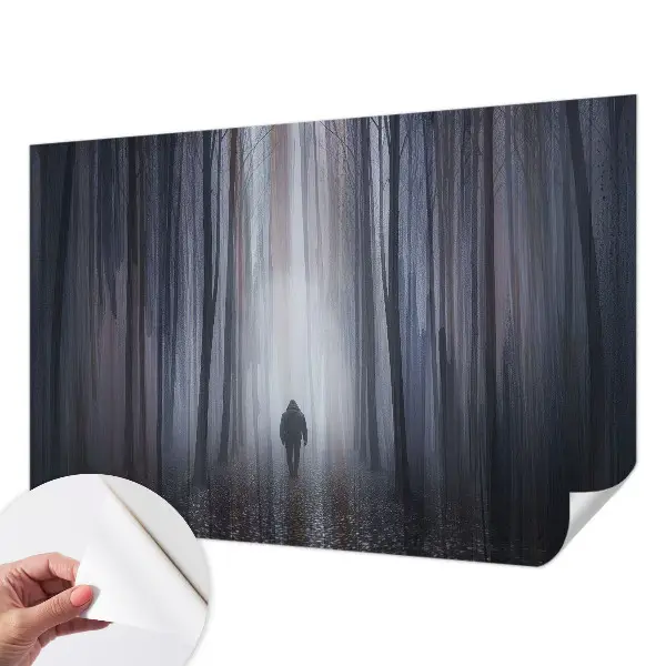 Papier peint photographique sur tissu non tissé Le silence de la forêt