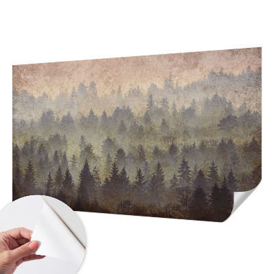 Papier peint tendance salon Lesná hmla