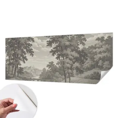 Papier peint intissé Château et pont