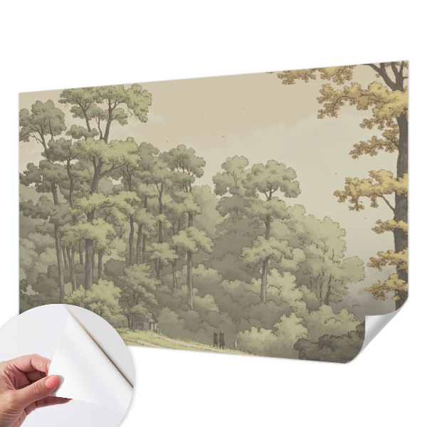 Papier peint panoramique adhésif Lesná idylka