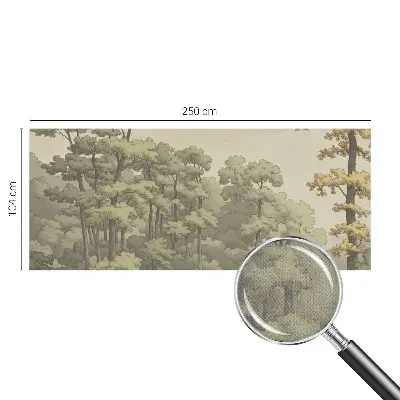 Papier peint photo grand format pour le mur idylle forestière