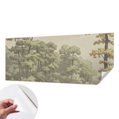 Papier peint panoramique adhésif Lesná idylka