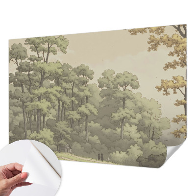 Papier peint panoramique adhésif Lesná idylka