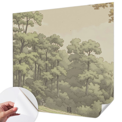 Papier peint panoramique adhésif Lesná idylka