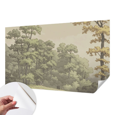 Papier peint panoramique adhésif Lesná idylka
