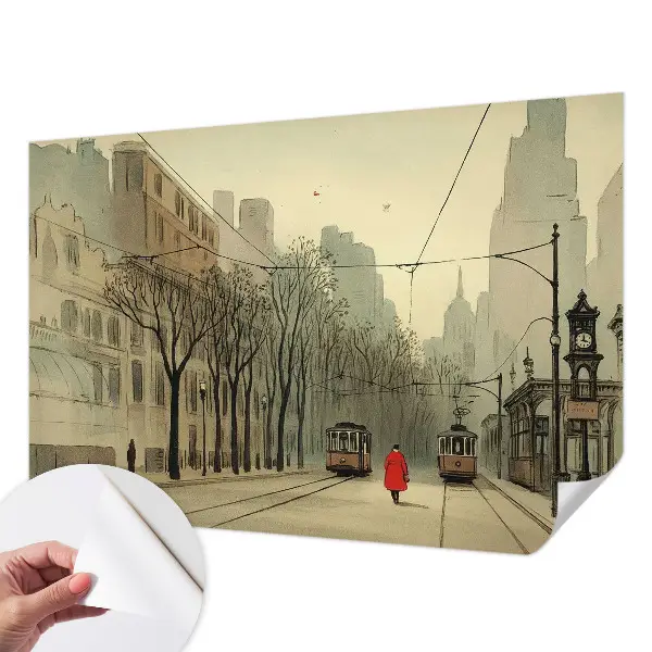 Papier peint photographique intissé symétrie urbaine