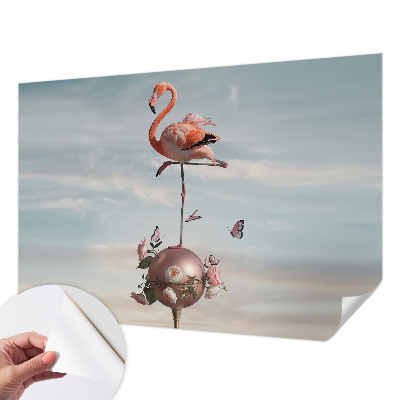 Papier peint photo autocollant Elegantný plameniak