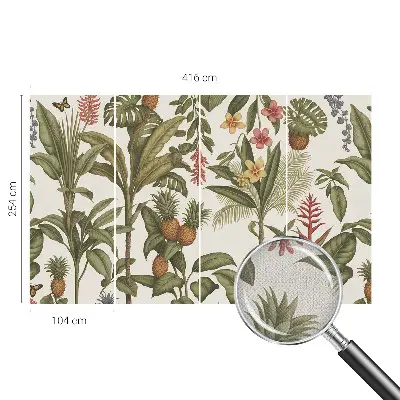 Papier peint photo imprimé sur tissu non tissé Nature exotique
