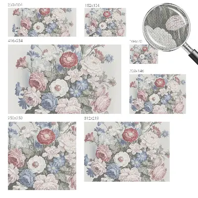 Papier peint intissé Bouquet coloré