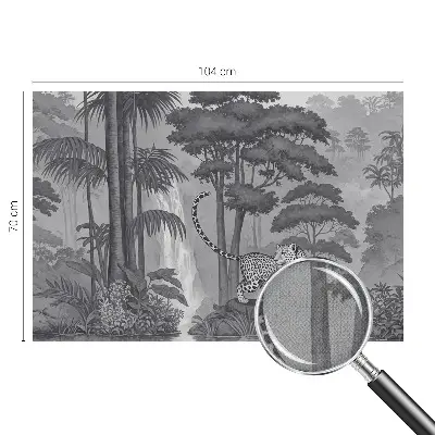 Papier peint photo grand format pour le mur jungle tropicale