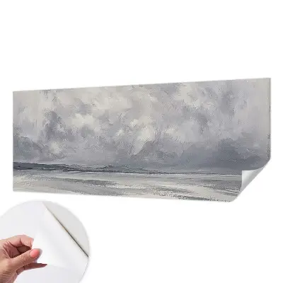 Papier peint photo sur tissu non tissé Une tempête à l'horizon