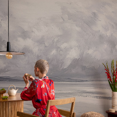 Papier peint tendance salon Búrka na obzore