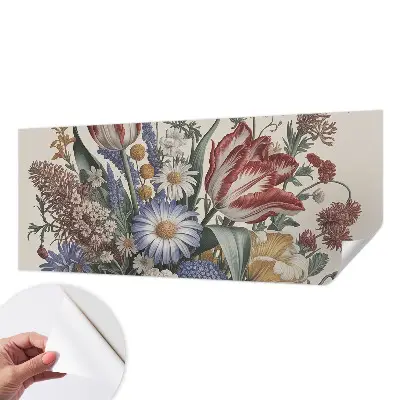 Papier peint photo imprimé sur tissu non tissé bouquet de fleurs