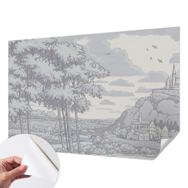 Papier peint panoramique pas cher Rozprávková krajina