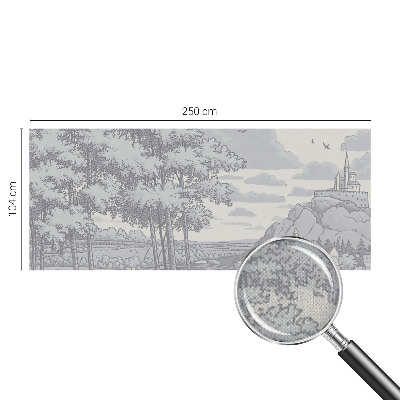 Papier peint panoramique pas cher Rozprávková krajina