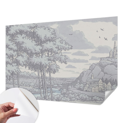 Papier peint panoramique pas cher Rozprávková krajina