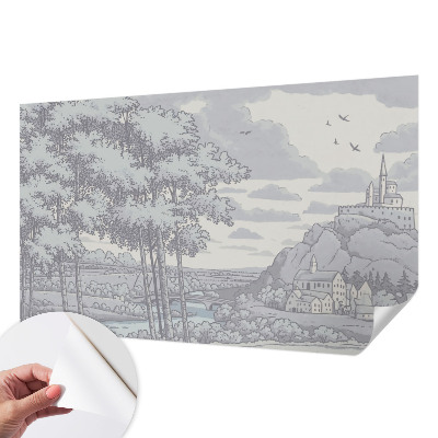 Papier peint panoramique pas cher Rozprávková krajina