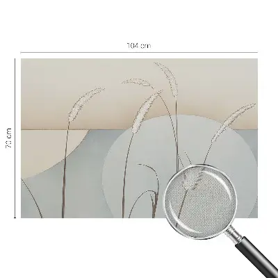 Papier peint photo sur tissu non tissé Herbes douces