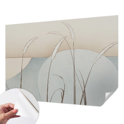 Papier peint photo autocollant Jemné trávy