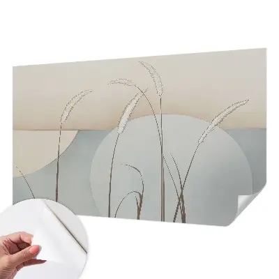 Papier peint photo sur tissu non tissé Herbes douces