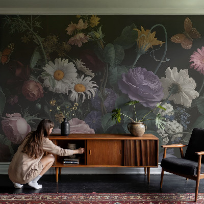 Papier peint chambre parentale Kvetinová elegancia