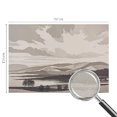 Papier peint intissé imprimé Un paysage paisible