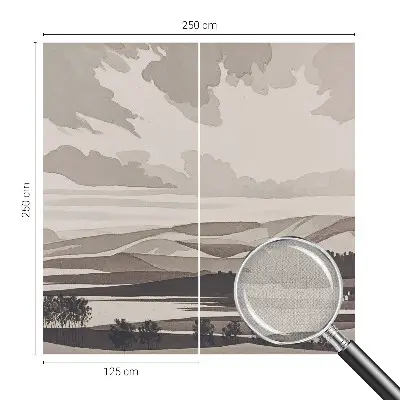 Papier peint intissé imprimé Un paysage paisible