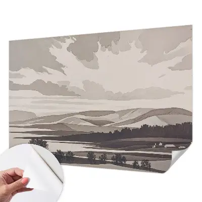 Papier peint intissé imprimé Un paysage paisible