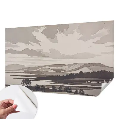 Papier peint intissé imprimé Un paysage paisible