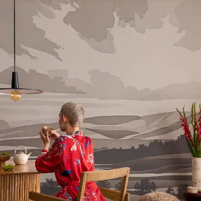 Papier peint intissé imprimé Un paysage paisible