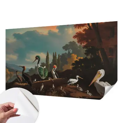 Papier peint photographique intissé Oiseaux pittoresques