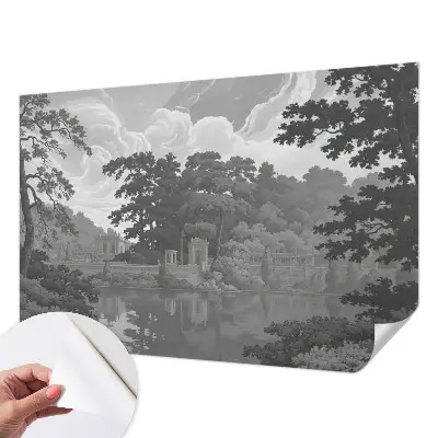 Papier peint photographique sur tissu non tissé paysage naturel