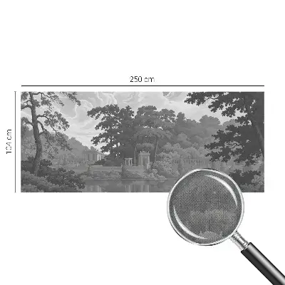 Papier peint photographique sur tissu non tissé paysage naturel